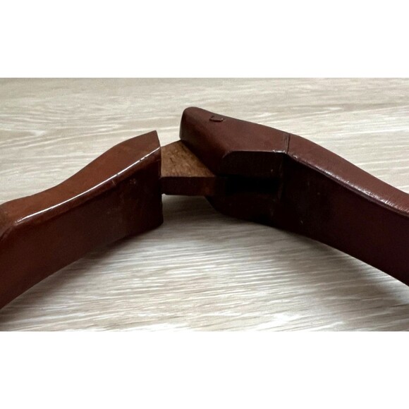 Vintage Wooden Nutcracker Shaped Like Legs Kitsch Rustic Wood Kitchen/Bar - Picture 5 of 7